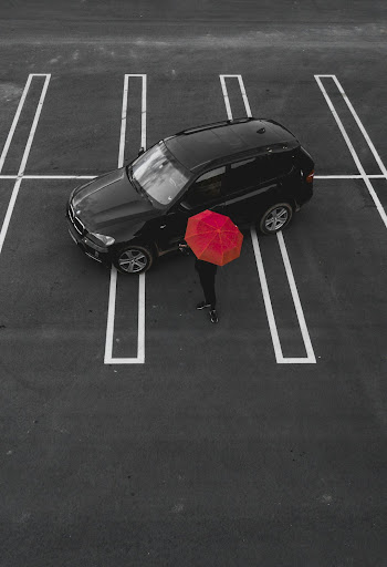 updated eco-friendly paved parking lot