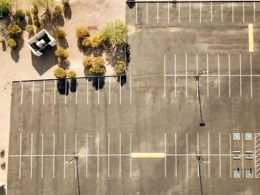 image of parking lot that needs to be updated.