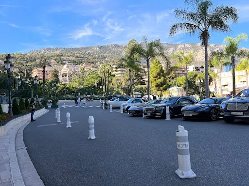 paved parking in a modern neighborhood